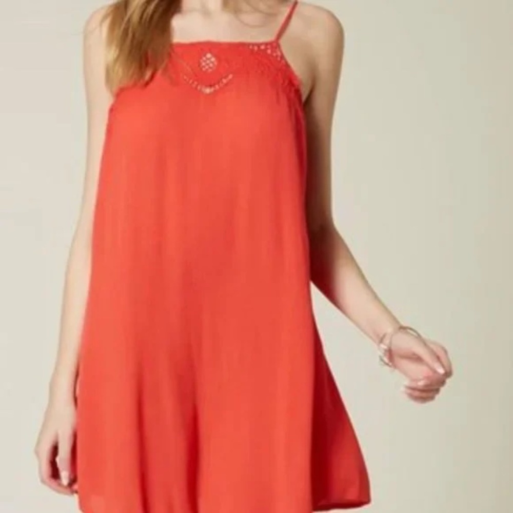 O’Neill Red Callahan Shift Dress